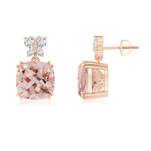 | REF : MORG133 | Morganite Earrings