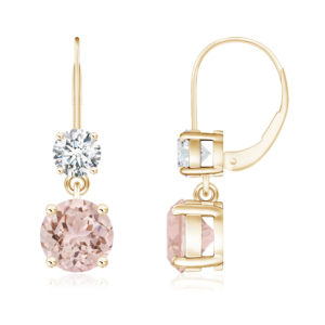 | REF : MORG134 | Morganite Earrings