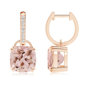 | REF : MORG136 | Morganite Earrings