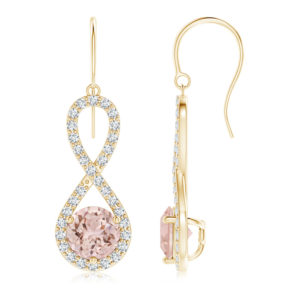 | REF : MORG139 | Morganite Earrings