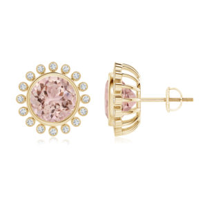 | REF : MORG147 | Morganite Earrings