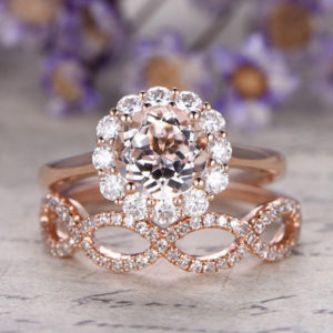 | REF : MORG209 | Morganite Ring