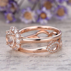 | REF : MORG209 | Morganite Ring