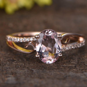 | REF : MORG212 | Morganite Ring