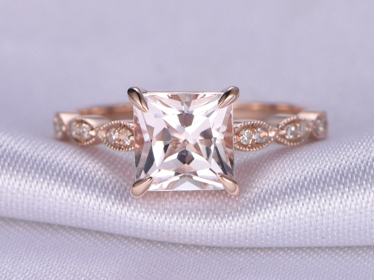 Morganite Rings Codt | REF : MORG214 | MORGANITE ENGAGEMENT RING - Craig Marks Diamonds ...