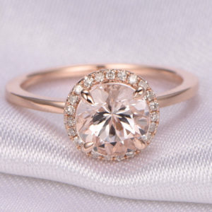 | REF : MORG215 | Morganite Ring