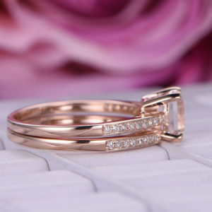 | REF : MORG216 | Morganite Ring
