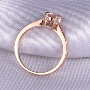| REF : MORG218 | Morganite Ring