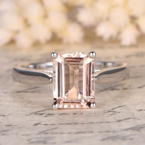 | REF : MORG219 | Morganite Ring