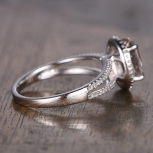 | REF : MORG221 | Morganite Ring