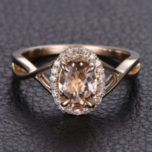 | REF : MORG224 | Morganite Ring