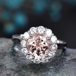 | REF : MORG225 | Morganite Ring