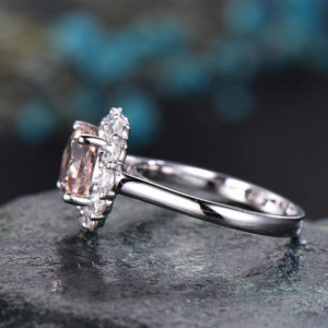 | REF : MORG225 | Morganite Ring