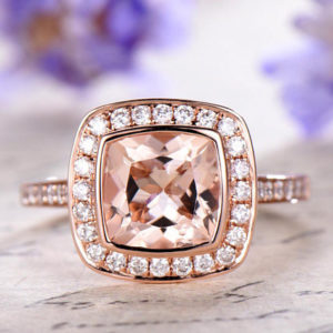 | REF : MORG226 | Morganite Ring