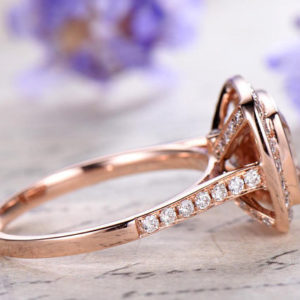 | REF : MORG226 | Morganite Ring