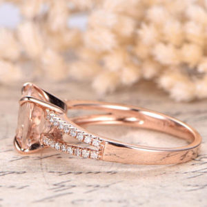 | REF : MORG227 | Morganite Ring