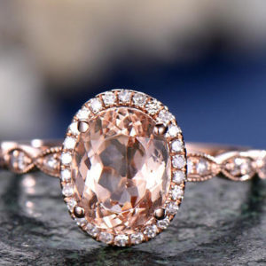 | REF : MORG228 | Morganite Ring