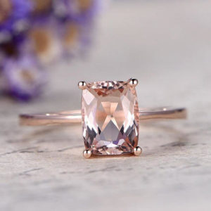 | REF : MORG229 | Morganite Ring