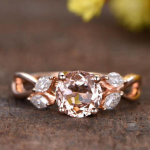 | REF : MORG230 | Morganite Ring