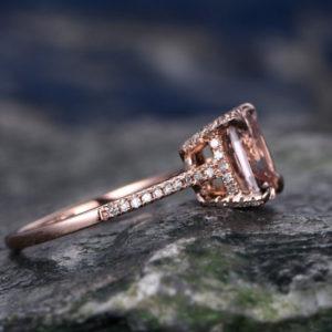 | REF : MORG244 | Morganite Ring
