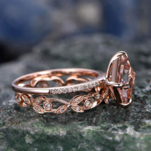 | REF : MORG246 | Morganite Ring
