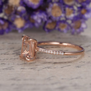 | REF : MORG247 | Morganite Ring