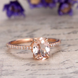 | REF : MORG249 | Morganite Ring