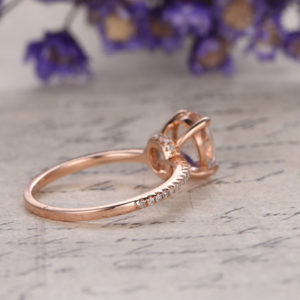 | REF : MORG249 | Morganite Ring