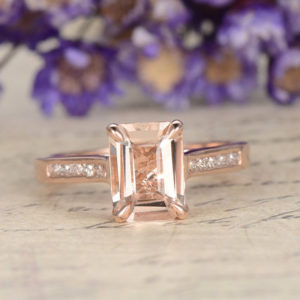 | REF : MORG250 | Morganite Ring