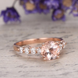 | REF : MORG254 | Morganite Ring