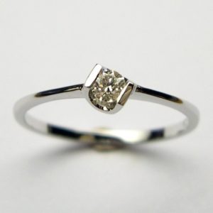 Round Solitaire Diamond Engagement by Craig Marks Diamonds