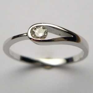 Round Solitaire Diamond Engagement by Craig Marks Diamonds